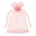 Organzabeutel 10 x 15 cm Rosa transparenter Geschenkbeutel mit Zugband