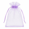 Organzabeutel 10 x 15 cm Lila für Geschenke mit Zugband